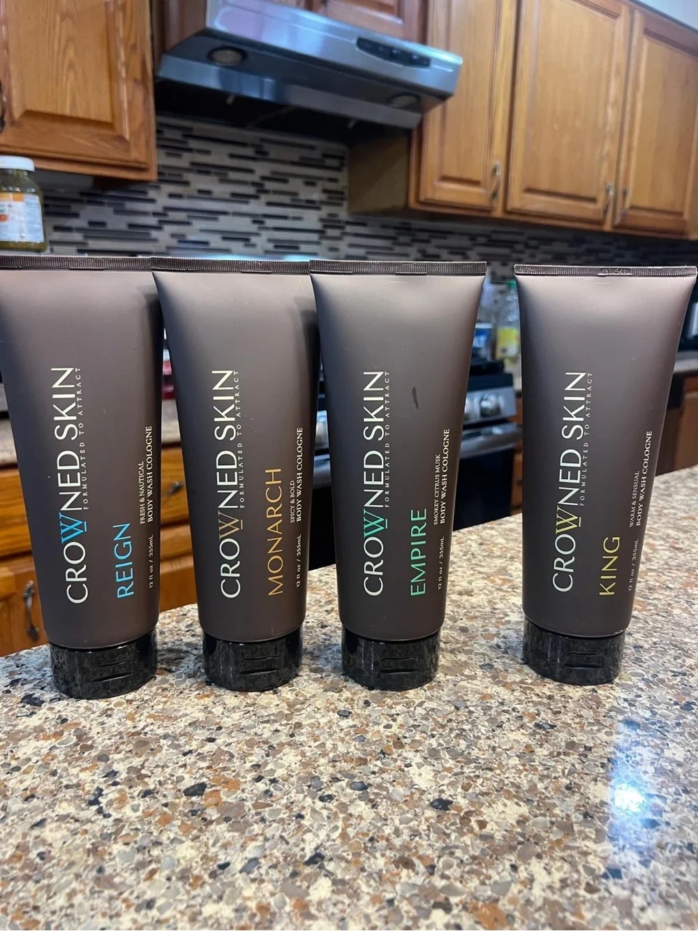 Crowned Skin Men’s Grooming Gel - Brown Tube (Reign/Monarch/Empire/King)